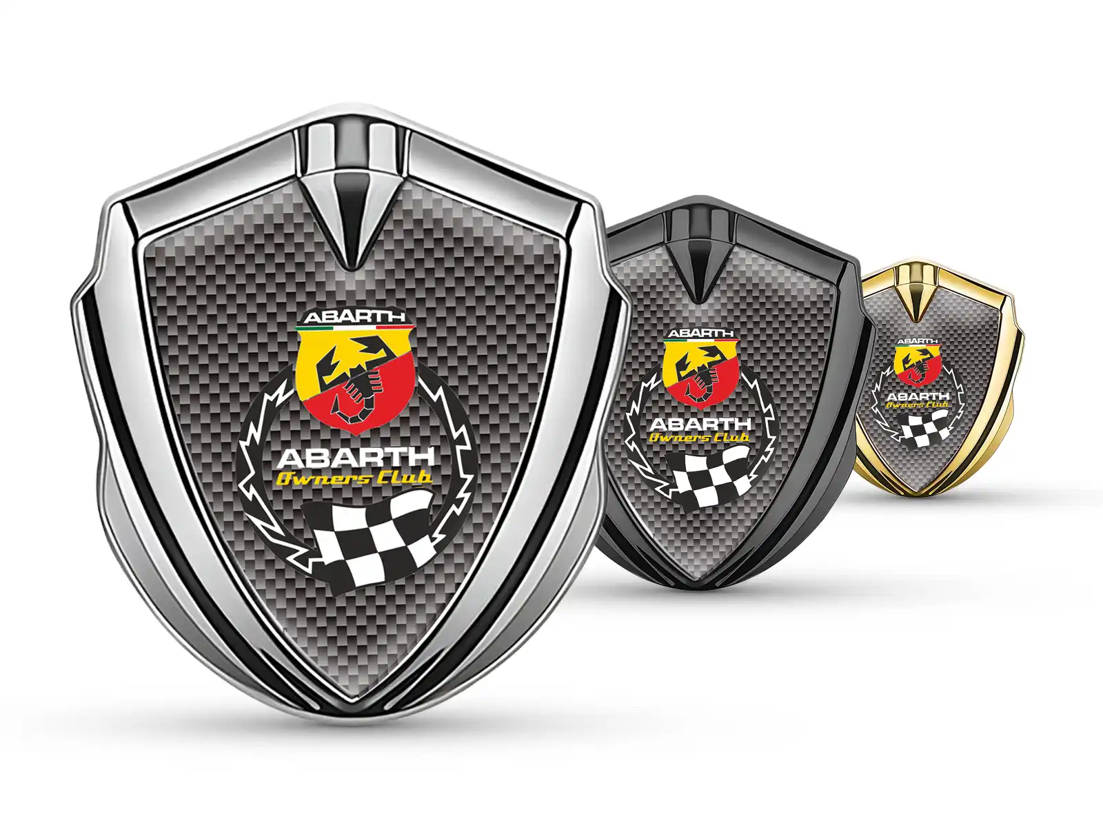 Fiat Abarth Emblem Fender Abzeichen Anpassbar Pro Edition